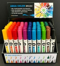 Molotow Aqua Color Brush Marker Aquarellmarker Einzelfarben wählbar NEU !!!