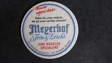 Bierdeckel Brauerei Riegel - Meyerhof Fein & Leicht