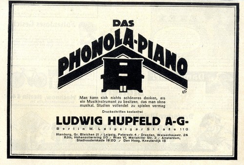 Das phonola piano - das, ludwig