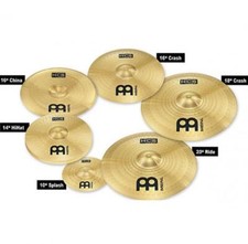 Meinl Cymbals HCS-SCS Super Cymbal Set Beckenset 6 teilig 10-14H-16-16CH-18-20R