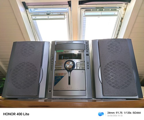 Sharp stereoanlage mit 5cd - mit,