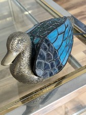 Tiffany Style.. Ententischlampe.. Buntglas..