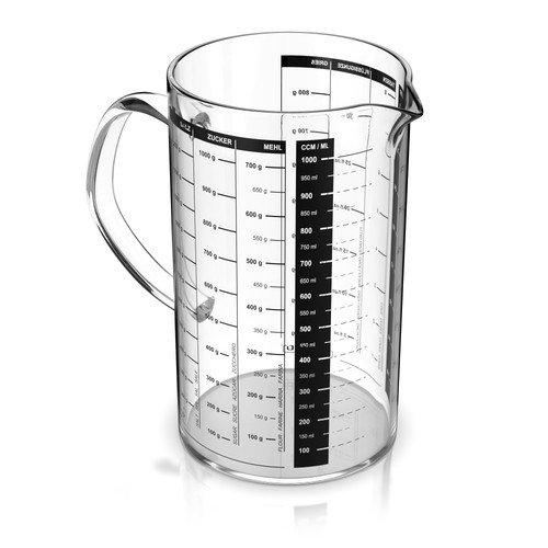 Arendo glasmessbecher 1000ml - arendo,