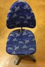 MOLL Kinder / Schüler Schreibtischstuhl verstellbar in der Optik Flugzeug