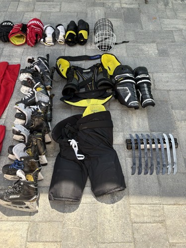 Used ice hockey equipment - used,