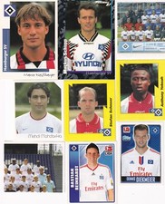 37 x Hamburger SV  Sammelbilder Topps, Panini u.a. verschiedene Jahre