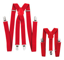 axy® Vater-Sohn Partnerlook Hosenträger Set für Herren-Damen-Kinder Suspenders