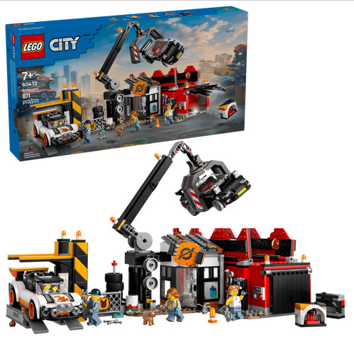 Lego city 60472 schrottplatz - lego®,