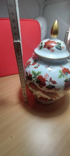 Deckelvase,
