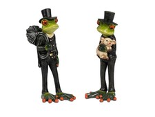 Formano Frosch Schornsteinfeger Figur Glücksbringer Geschenk (#385 S)