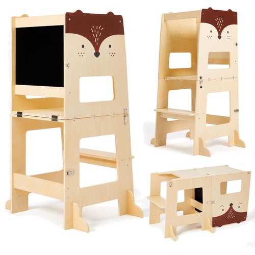 Holz montessori lernturm für - montessori,