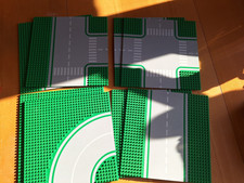 Lego 8 Stassenplatten Vintage