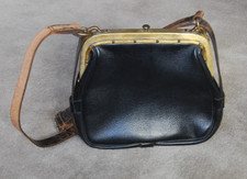 Alte Leder Schaffnertasche mit Schlüssel in gutem Erhaltungszustand