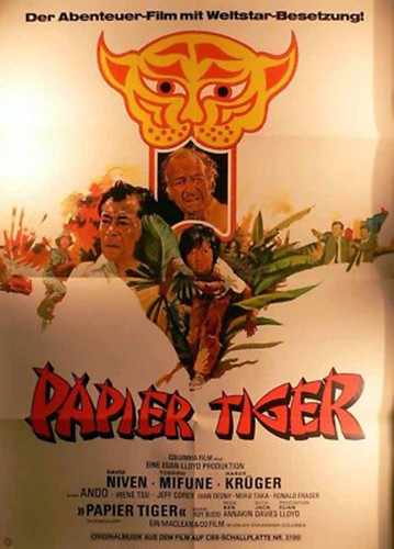 Papier tiger filmposter a1 - tiger,