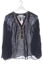 VANESSA BRUNO Transparenz-Bluse Damen Bluse Gr. DE 36 blau Casual-Look