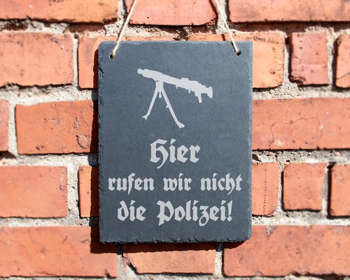 Schiefertafel hier rufen - schiefertafel, "hier