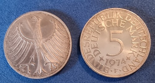 Silberadler 1974 f - dm,