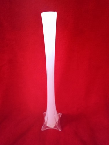 Glasvase milchglas schlanke - milchglas,