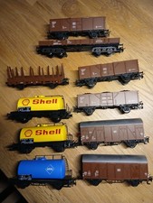 Märklin HO Waggon Set 10 Stück Güterwaggons gebraucht