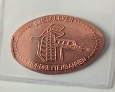 1x Innsbruck "Nordkettenbahn" Ex-Automat / Elongated Coin / Souvenirmünze