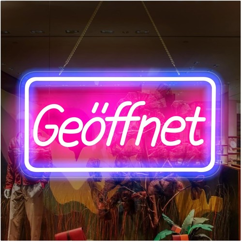 Led neonschild offen - led,
