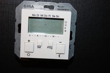 Gira System Standard 55 RTR Raumtemperaturregler 2370.. mit Uhr reinweiß glän.