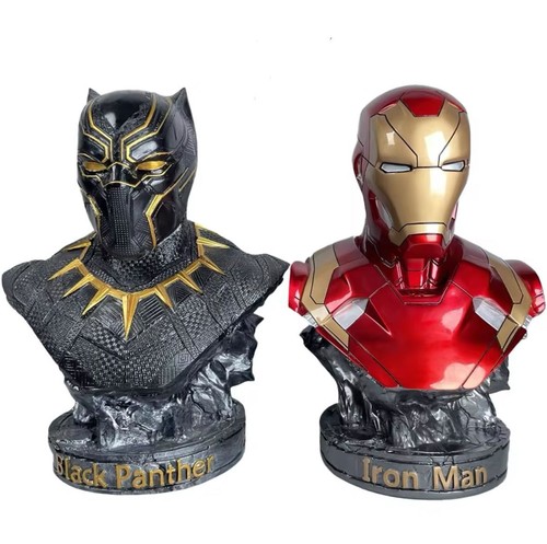 Action figur kopf black - action,