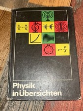 Physik in Übersichten - DDR Schulbuch Physikbuch Mechanik Wärmelehre Wellenlehre