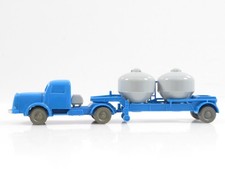 1:87 Wiking unverglast Henschel Zementsilo Sattelzug blau 