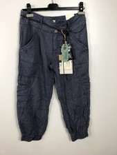 KHUJO Damen Capri Hose Modell: GLAD Blau W27