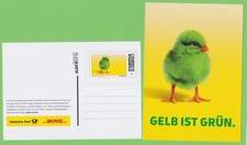 Pluskarte Individuell Deutsche Post/ DHL "Gelb Ist Grün" 70ct