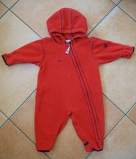 Jako-o Fleeceoverall Größe 68/74 rot Polartecfleece unisex Junge Mädchen