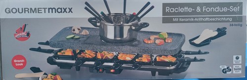 Raclette fondue set - raclette,