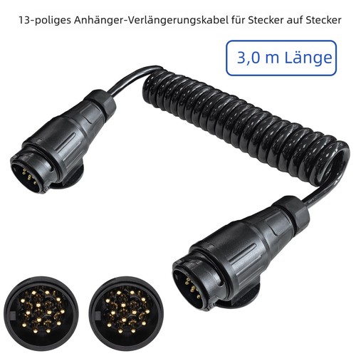 3meter spiralkabel - 3meter,