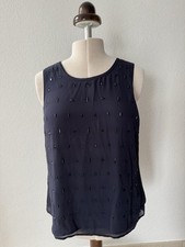 H+M Festliches Top Dunkelblau