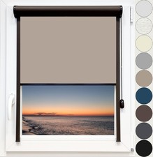Rollo mit Blende Kassettenrollo Thermorollo Verdunklung Sonnenschutz Fenster Tür