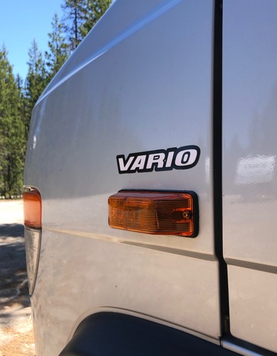 Mercedes vario sticker logo - mercedes,