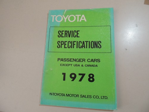1978 data book toyota celica - 1978,