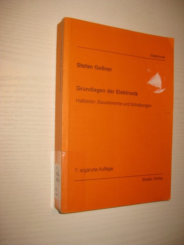 Grundlagen der elektronik von - elektronik,