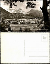 Ansichtskarte Ohlstadt Stadt mit Zugspitze und Kramer 1964