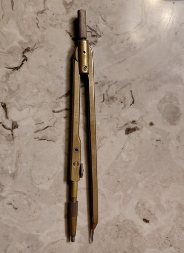 Antiker zirkel messing - zirkel, messing,