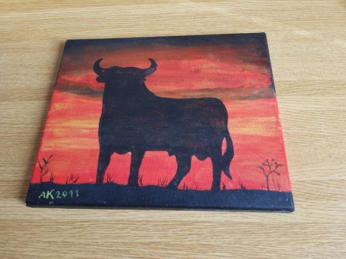 Leinwandbild stier - leinwandbild,