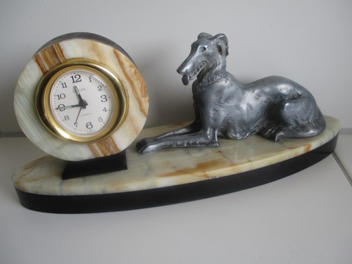 Art deco tischuhr - art, +