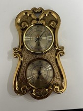 Thermometer/Wetterstation In Messing 