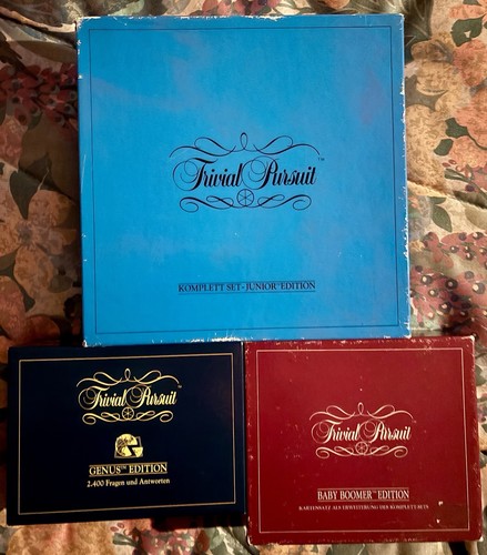 Trivial pursuit set - trivial,