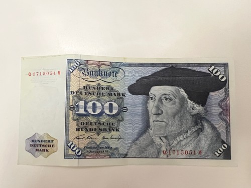 100 schein vom - dm,