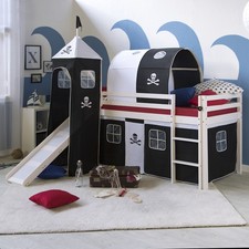 Hochbett 90x200 kinderbett - hochbett, mit