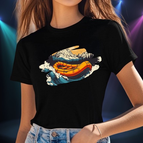 Frauen shirt rafting boot - frauen,