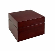 UHRENBOX für 1 Uhr HOLZLACK   Hochwertige Uhrenbox aus Holz  NEU