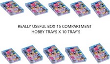 Really Useful Box 15 Fächer Hobby Tablett 40 Stück